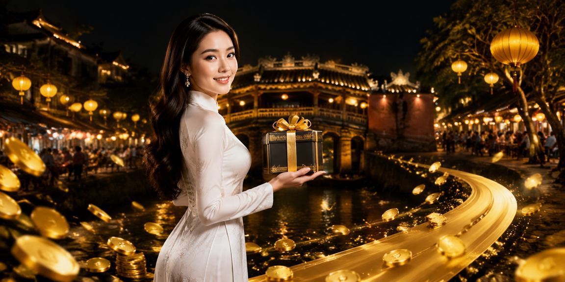 Người chơi baccarat tại Hội An trong trang phục áo dài truyền thống