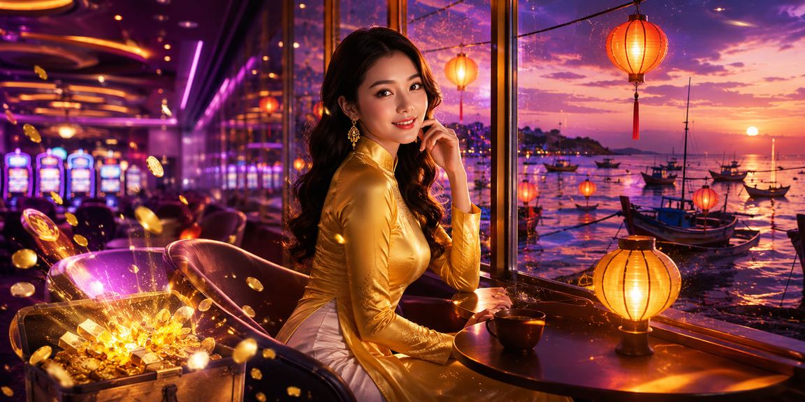 Không khí casino betting huyền ảo tại phố cổ Hội An với áo dài truyền thống