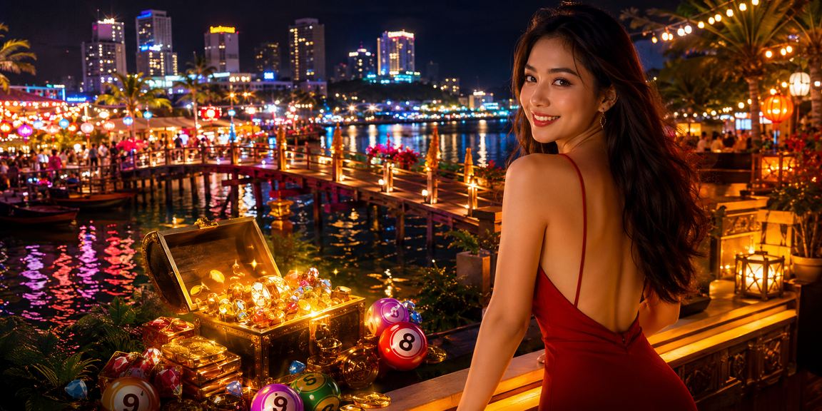 Chợ đêm Nha Trang với người chơi xổ số và cá cược trực tuyến
